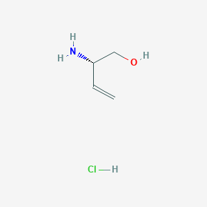 molecular formula C4H10ClNO B104215 (S)-2-aminobut-3-en-1-ol hydrochloride CAS No. 219803-57-3