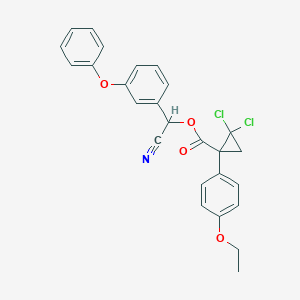 molecular formula C26H21Cl2NO4 B104219 环丙菊酯 CAS No. 63935-38-6