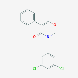 molecular formula C20H19Cl2NO2 B104223 Oxaziclomefone CAS No. 153197-14-9