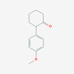molecular formula C13H16O2 B104230 2-(4-Methoxyphenyl)cyclohexanone CAS No. 37087-68-6