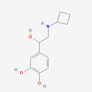 molecular formula C12H17NO3 B104234 Norbudrine CAS No. 15686-81-4