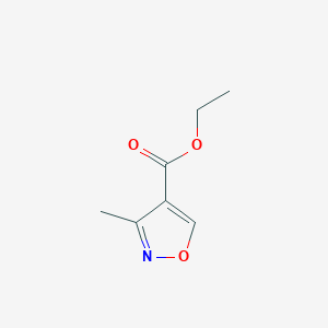 molecular formula C7H9NO3 B104236 3-甲基异恶唑-4-羧酸乙酯 CAS No. 20328-15-8