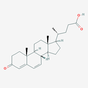 B104244 3-Oxochola-4,6-dien-24-oic Acid CAS No. 88179-71-9