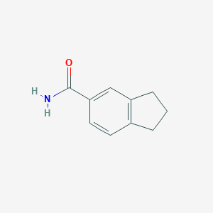 molecular formula C10H11NO B010426 2,3-dihydro-1H-indene-5-carboxamide CAS No. 103204-17-7