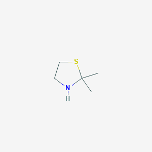 molecular formula C5H11NS B104285 2,2-二甲基噻唑啉 CAS No. 19351-18-9