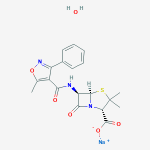 molecular formula C19H18N3O5S.Na.H2O B001043 Bactocill CAS No. 7240-38-2