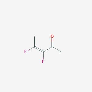 molecular formula C5H6F2O B010430 (Z)-3,4-Difluoro-3-pentene-2-one CAS No. 108642-94-0