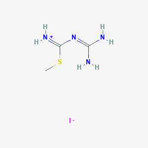 molecular formula C3H9IN4S B104300 1-Carbamimidoyl-2-methyl-isothiourea hydroiodide CAS No. 14945-92-7