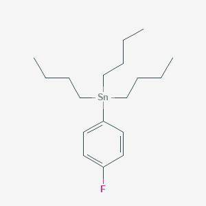 molecular formula C18H31FSn B104304 Tributyl(4-fluorophenyl)stannane CAS No. 17151-47-2