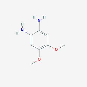 molecular formula C8H12N2O2 B104307 4,5-二甲氧基苯-1,2-二胺 CAS No. 27841-33-4