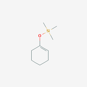 molecular formula C9H18OSi B104308 Silane, (1-cyclohexen-1-yloxy)trimethyl- CAS No. 6651-36-1