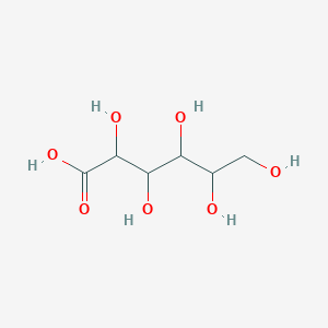 molecular formula C6H12O7(gluconic acid)<br>C6H12O7 B104317 Gluconic acid CAS No. 526-95-4
