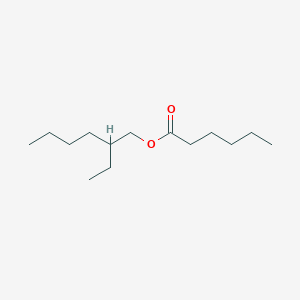 molecular formula C14H28O2 B104327 Hexanoic acid, 2-ethylhexyl ester CAS No. 16397-75-4
