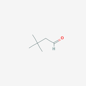 molecular formula C6H12O B104332 3,3-Dimethylbutyraldehyde CAS No. 2987-16-8