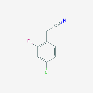 molecular formula C8H5ClFN B104336 4-Chloro-2-fluorophenylacetonitrile CAS No. 75279-53-7