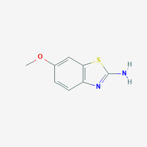 molecular formula C8H8N2OS B104352 2-氨基-6-甲氧基苯并噻唑 CAS No. 1747-60-0