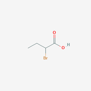molecular formula C4H7BrO2 B104356 2-Bromobutyric acid CAS No. 80-58-0
