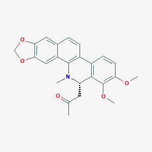 molecular formula C24H23NO5 B104360 6-Acetonyldihydrochelerythrine CAS No. 22864-92-2