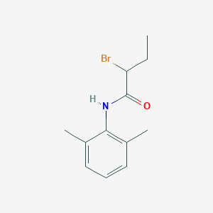 molecular formula C12H16BrNO B104367 2-bromo-N-(2,6-dimethylphenyl)butanamide CAS No. 53984-81-9