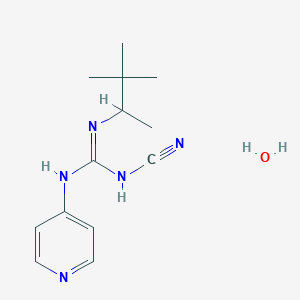molecular formula C13H21N5O B104378 单水合匹那西迪 CAS No. 85371-64-8