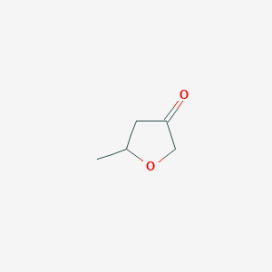molecular formula C5H8O2 B104387 5-Methyldihydro-3(2H)-furanone CAS No. 34003-72-0