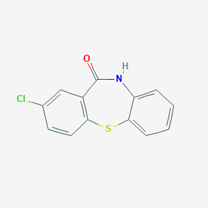 molecular formula C13H8ClNOS B104394 2-Chlorodibenzo[b,f][1,4]thiazepin-11(10h)-one CAS No. 3159-04-4