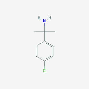 molecular formula C9H12ClN B104399 2-(4-氯苯基)丙-2-胺 CAS No. 17797-11-4