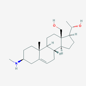 molecular formula C22H37NO2 B104404 Paravallarinol CAS No. 17083-11-3