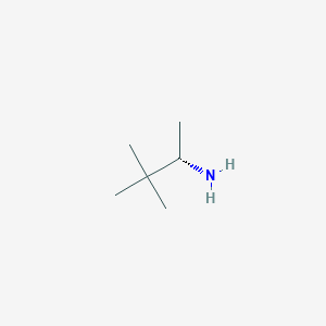 molecular formula C6H15N B104406 (S)-(+)-3,3-二甲基-2-丁胺 CAS No. 22526-47-2