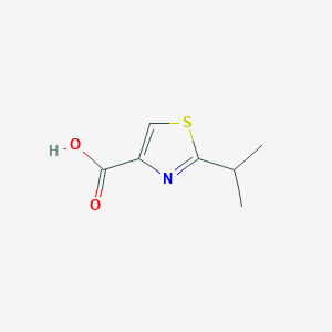 molecular formula C7H9NO2S B104407 2-Isopropylthiazole-4-carboxylic acid CAS No. 234445-61-5
