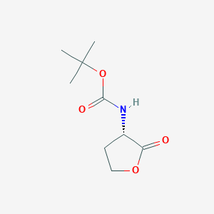 molecular formula C9H15NO4 B104414 Boc-L-高丝氨酸内酯 CAS No. 40856-59-5