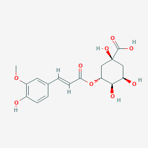 molecular formula C17H20O9 B104419 3-O-Feruloylquinic acid CAS No. 62929-69-5
