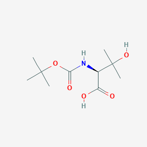 (S)-2-((tert-Butoxycarbonyl)amino)-3-hydroxy-3-methylbutanoic acid