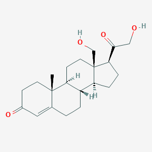 molecular formula C21H30O4 B104428 18,21-Dihydroxypregn-4-ene-3,20-dione CAS No. 379-68-0