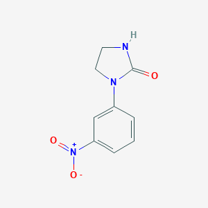 molecular formula C9H9N3O3 B010443 1-(3-Nitrophenyl)imidazolidin-2-one CAS No. 108857-45-0