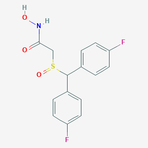 molecular formula C15H13F2NO3S B104434 氟达非尼 CAS No. 90212-80-9