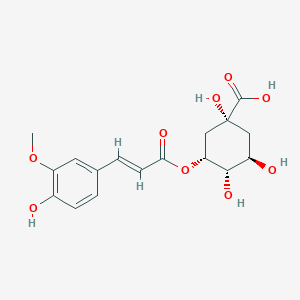 molecular formula C17H20O9 B104435 3-阿魏酸 CAS No. 87099-72-7