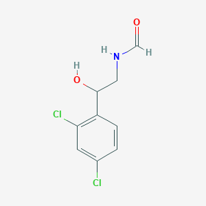 molecular formula C9H9Cl2NO2 B104445 N-[2-(2,4-dichlorophenyl)-2-hydroxyethyl]formamide CAS No. 71162-52-2