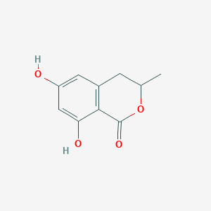 molecular formula C10H10O4 B104447 Isocoumarin, 3,4-dihydro-6,8-dihydroxy-3-methyl- CAS No. 19314-92-2