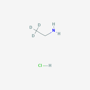 molecular formula C2H8ClN B104462 Ethyl-2,2,2-d3-amine HCl CAS No. 64585-12-2