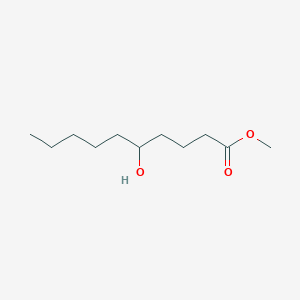 molecular formula C11H22O3 B010450 Methyl 5-hydroxydecanoate CAS No. 101853-47-8