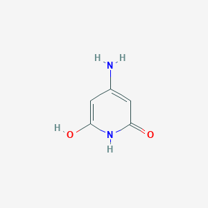 molecular formula C5H6N2O2 B104500 4-Aminopyridine-2,6-diol CAS No. 17325-31-4