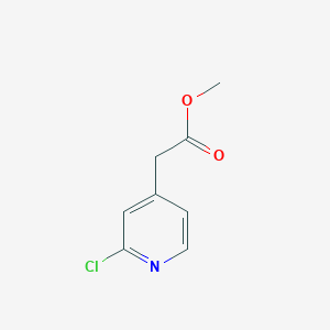 molecular formula C8H8ClNO2 B104528 Methyl 2-(2-chloropyridin-4-yl)acetate CAS No. 884600-82-2