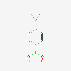 molecular formula C9H11BO2 B104548 4-Cyclopropylphenylboronic acid CAS No. 302333-80-8