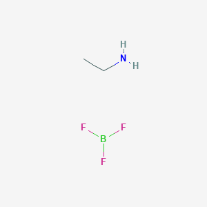 molecular formula C2H7BF3N B010457 Boron trifluoride ethylamine CAS No. 75-23-0