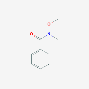 molecular formula C9H11NO2 B104586 N-甲氧基-N-甲基苯甲酰胺 CAS No. 6919-61-5