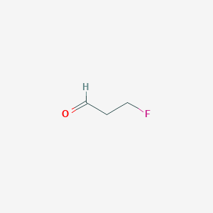 molecular formula C3H5FO B104587 3-Fluoropropanal CAS No. 77063-66-2