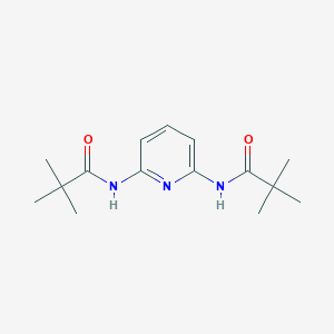 molecular formula C15H23N3O2 B010460 N-[6-(2,2-Dimethyl-propionylamino)-pyridin-2-yl]-2,2-dimethyl-propionamide CAS No. 101630-94-8