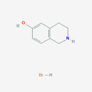 molecular formula C9H12BrNO B104602 1,2,3,4-Tetrahydroisoquinolin-6-ol hydrobromide CAS No. 59839-23-5