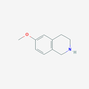 molecular formula C10H13NO B104604 6-Methoxy-1,2,3,4-tetrahydroisoquinoline CAS No. 42923-77-3